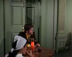 Jacques Aubuchon consuming alcohol